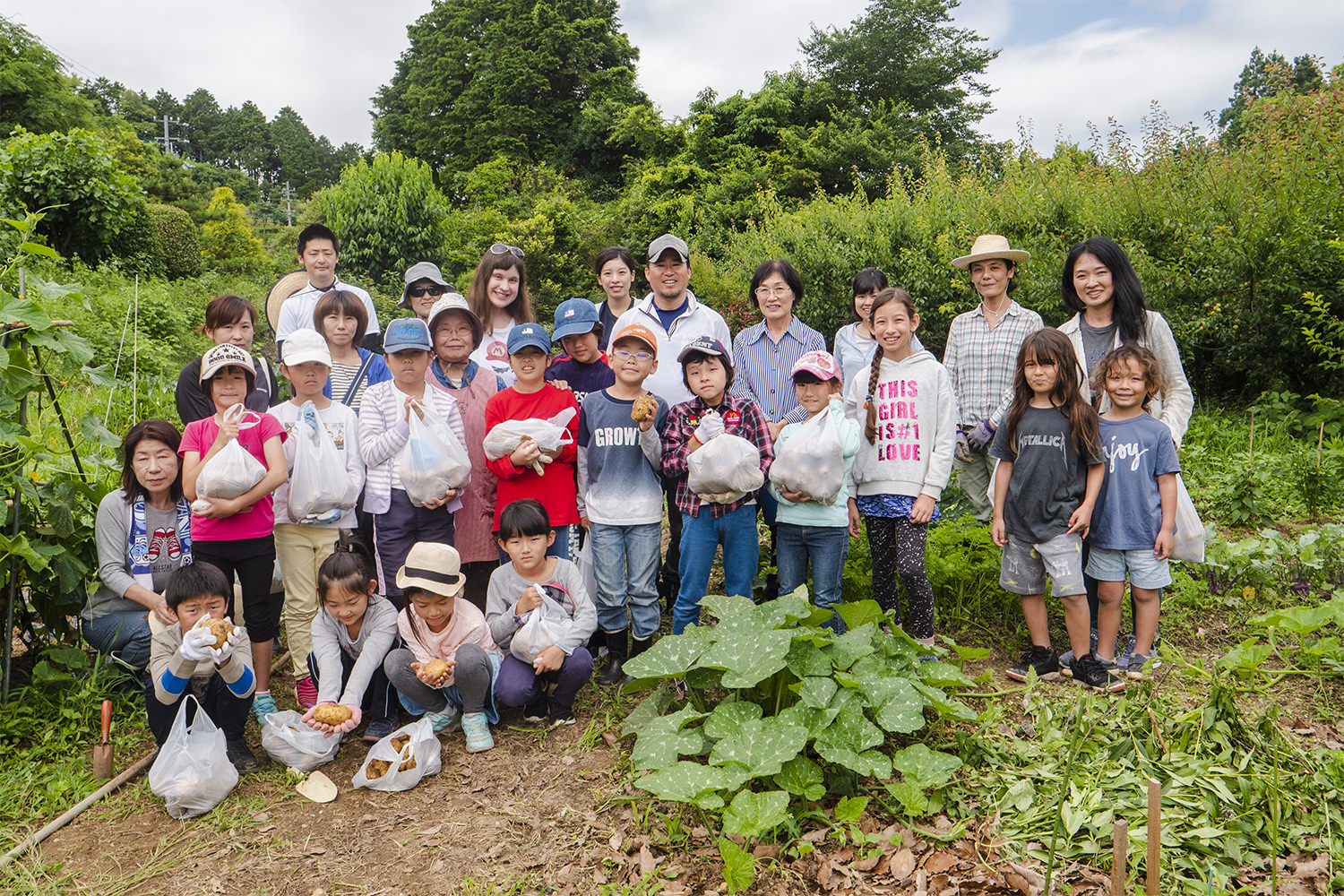 イベント記録 6 16 畑の英語教室 佐那河内村