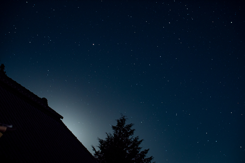 佐那河内村の夜空