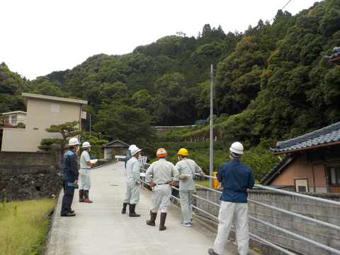 土砂災害危険箇所点検