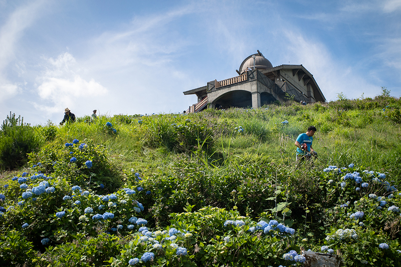 大川原高原の清掃活動