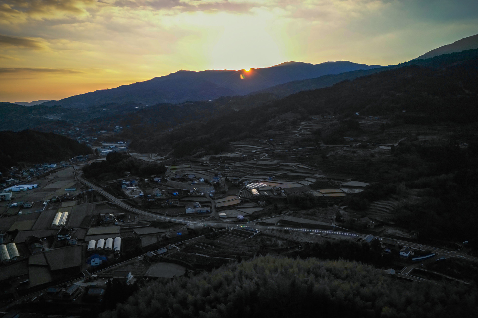 佐那河内村 令和5年の日の出