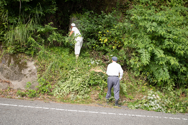 佐那河内村道路愛護の日