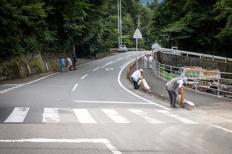 佐那河内村道路愛護の日