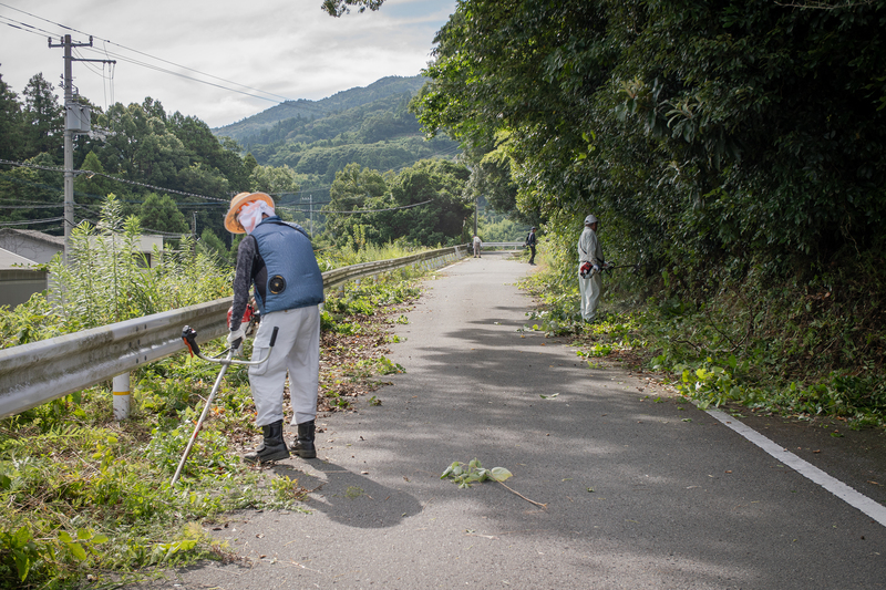 佐那河内村道路愛護の日