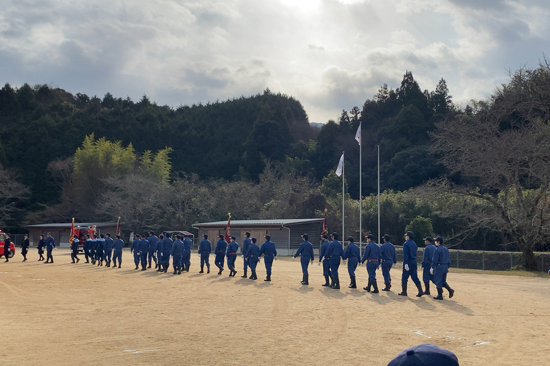 佐那河内消防団 出初式