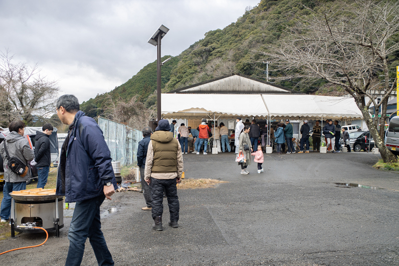 高樋地区のおもちつき