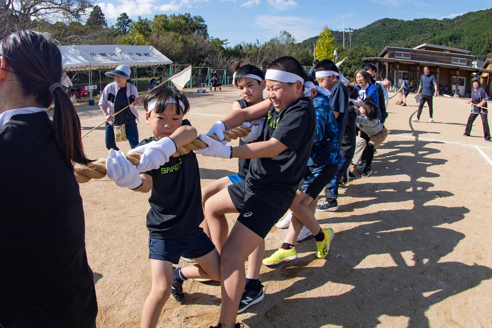 2024年村民体育祭の綱引き