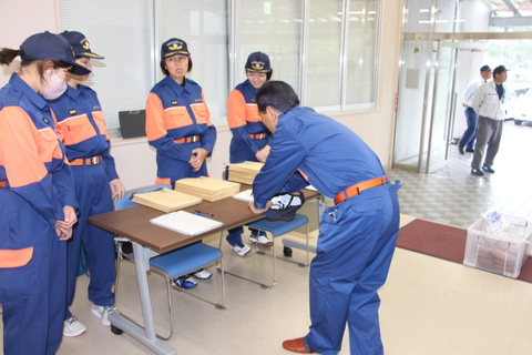 避難者受入訓練