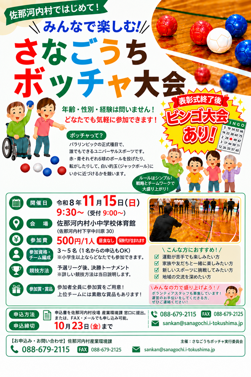 ボッチャチラシ