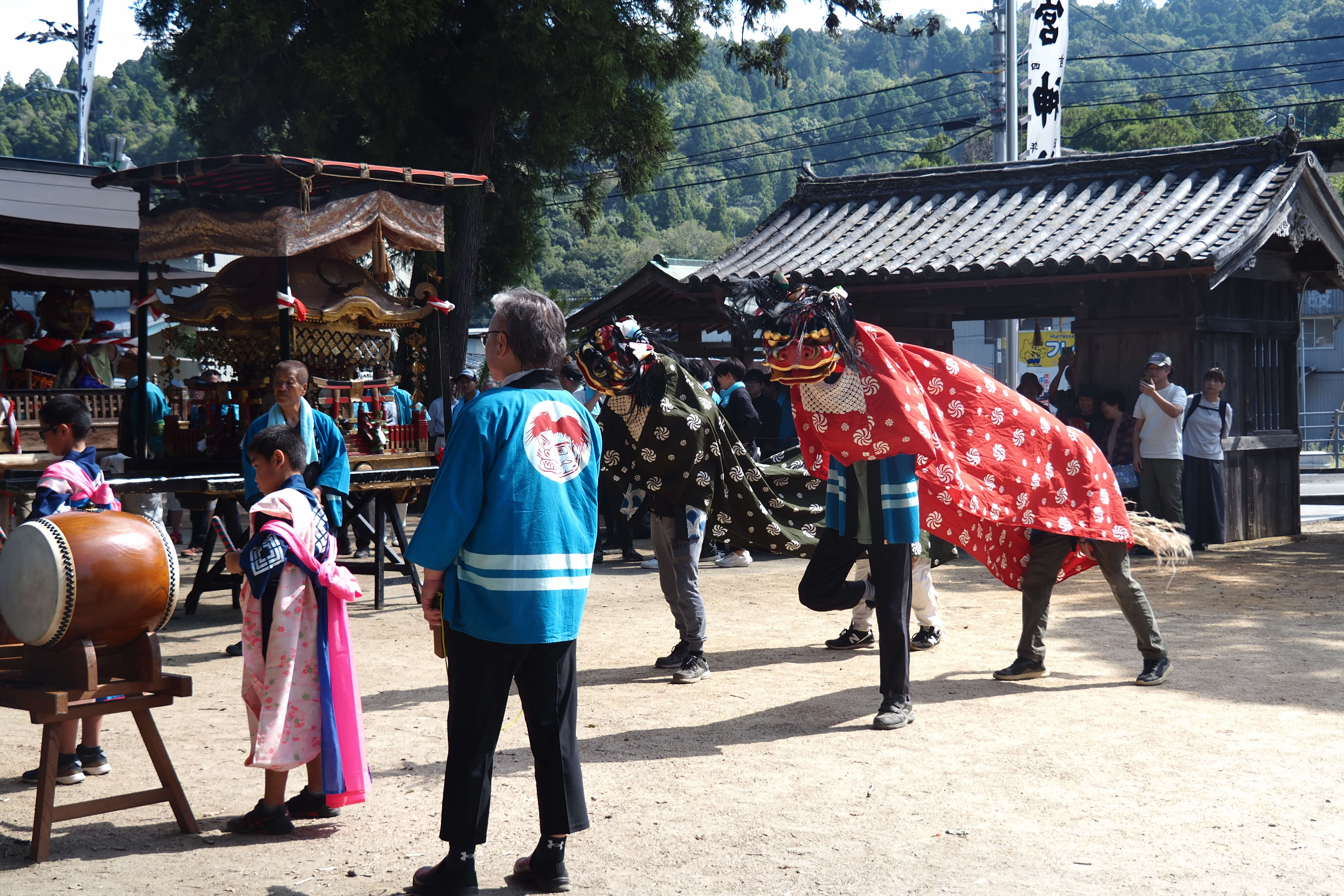 朝宮神社の秋祭り